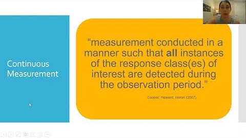 Behavioral and Instructional Data Collection Methods