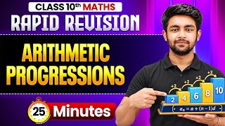Arithmetic Progressions in 25 Minutes! ⚡ | Class 10 Maths Rapid Revision | Board Exam 2027