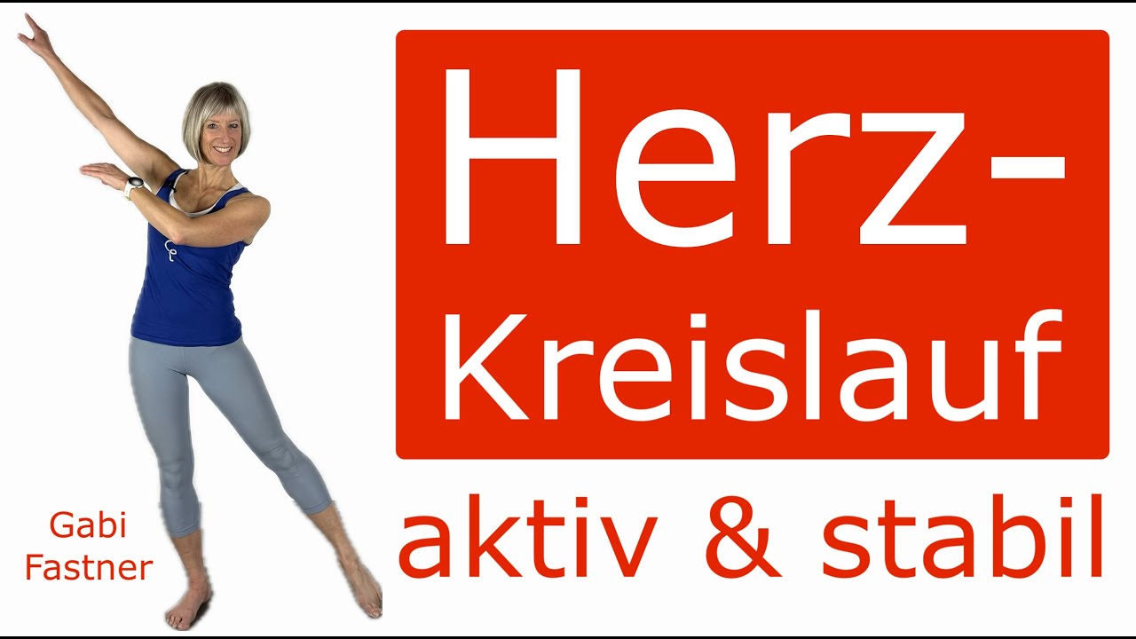 🔺 21 min. Herz - Kreislauf - Training | aktiv & stabil | 2200 Schritte, im Stehen, ohne Geräte