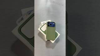 iPhone 17 Pro Unboxing with Green TechWoven Case⚡️ #shorts #trending #iphone #iphone17pro #apple