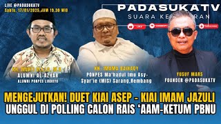 🔴 LIVE | Mengejutkan! Duet Kiai Asep–Kiai Imam Jazuli Unggul di Polling Calon Rais ‘Aam–Ketum PBNU