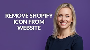 REMOVE SHOPIFY ICON FROM WEBSITE - Julia