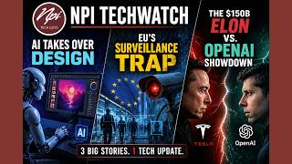 NPI TechWatch | AI Takes Over Design, EU's Surveillance Trap & The $150B Elon vs. OpenAI Showdown