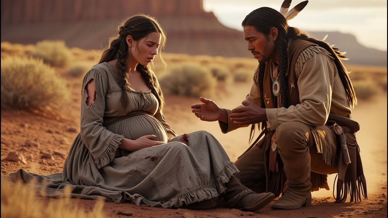 Pregnant Settler Was Thrown From The Wagon Train, Found By A Compassionate Shawnee Hunter