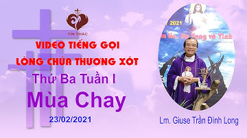 VIDEO Tiếng Gọi Lòng Chúa Thương Xót | Thứ Ba - 23/02/2021 | Lm Giuse Trần Đình Long