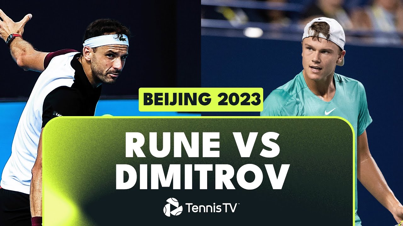 Grigor Dimitrov vs Holger Rune Beijing 2023 Highlights