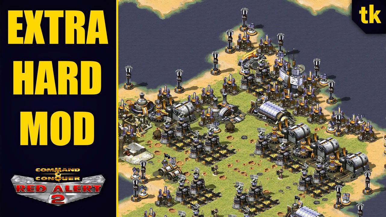 Red Alert 2 | Extra Hard Mod | Strategic Retreat & Bombardment - YouTube
