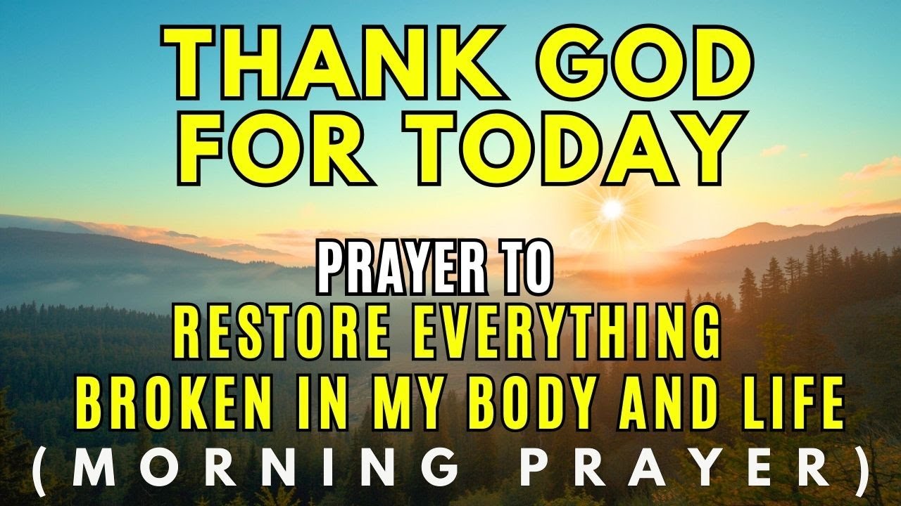 Morning Prayer for Divine Healing & Restoration | Resting in His Miraculous Power