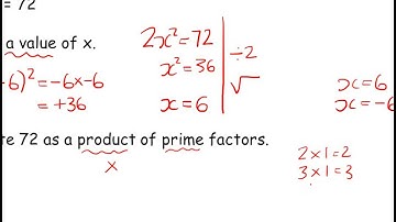 June 2009 Higher Paper 1 (3H) Edexcel Q8 Solve quadratic and product of primes