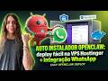 Auto Instalador OpenCLaw (ClawdBot/Moltbot): deploy fácil na VPS Hostinger + integração WhatsApp