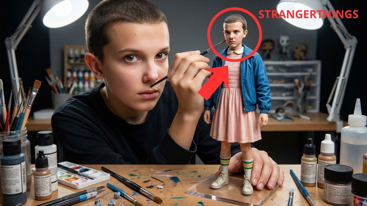 I Recreated Stranger Things Characters by Hand 🎨#strangerthings  #strangerthings4  #TheUpsideDown