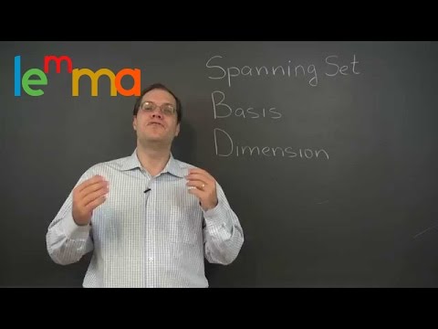 Linear Algebra 7c: Concepts of Basis and Dimension