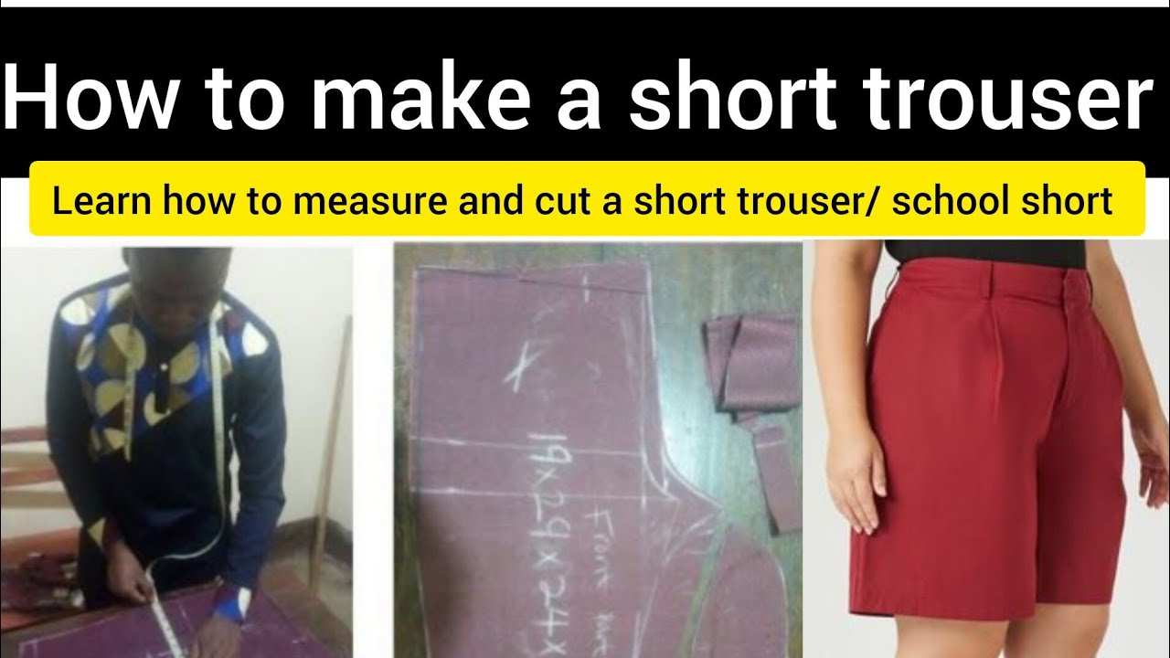 How to draft and make a school short(yiga okupima n'okusala empale enyimpi)