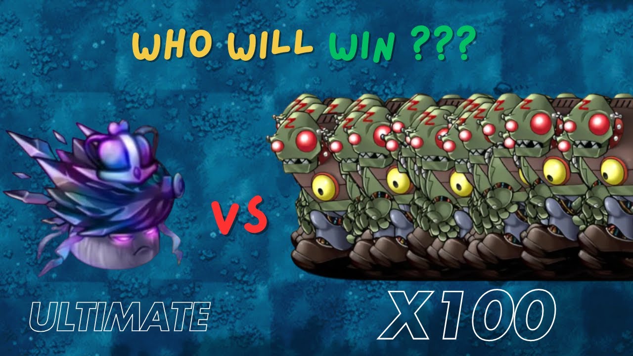 PVZ fusion Challenge! Fusion Ultimate Plants VS 100 Random Zombies ...