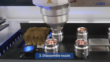HSG laser cutting nozzle auto change
