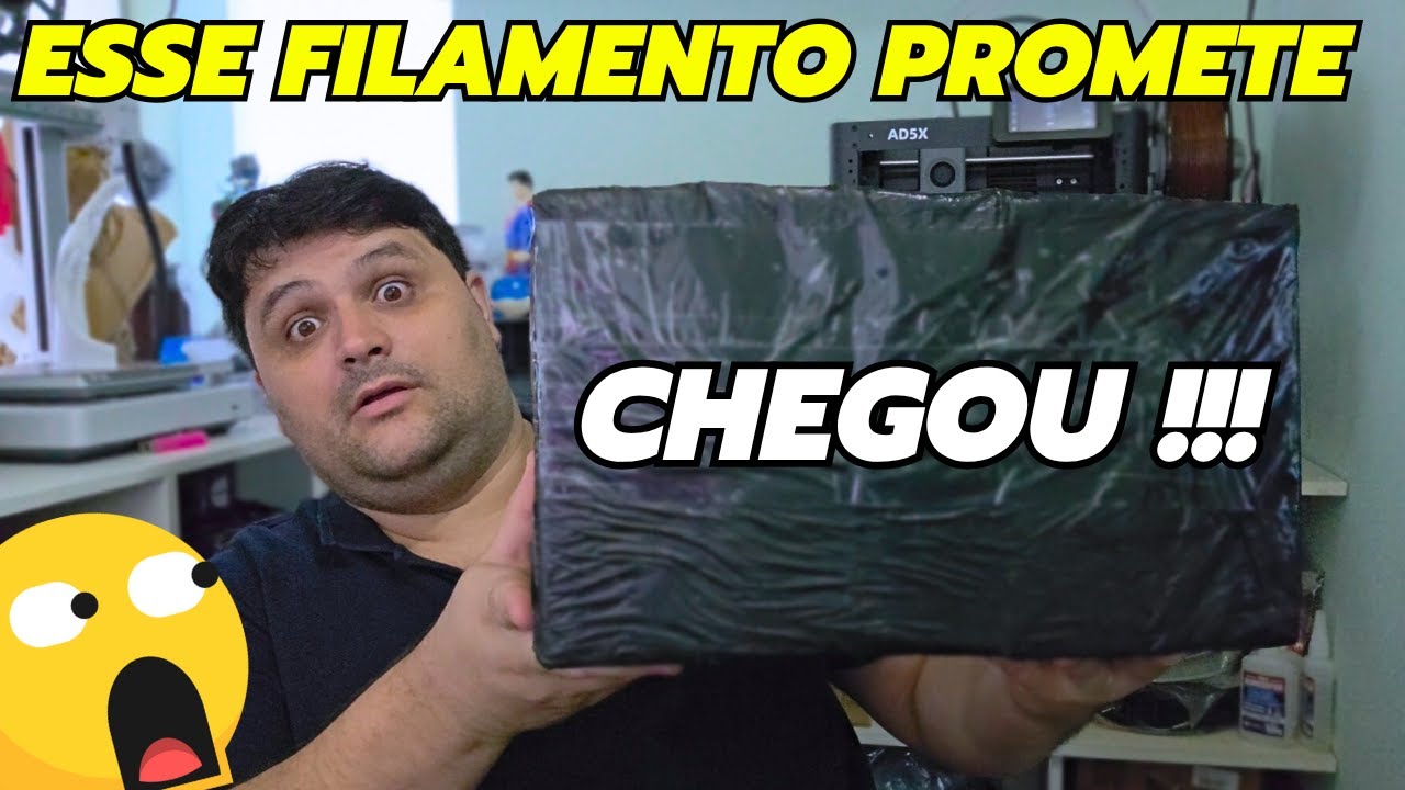 FILAMENTO PETG HF DA VOLT 3D - IMPRESSÃO MAIS RESISTENTE E ACABAMENTO INCRÍVEL.