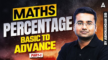 SSC CGL 2025 Classes |SSC CGL 2025 Maths Percentage | SSC CGL Foundation Batch 2025 | Abhinandan Sir