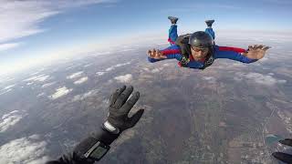 AFF Skydive Cat E Bad Exit.. Front Flip gone wrong