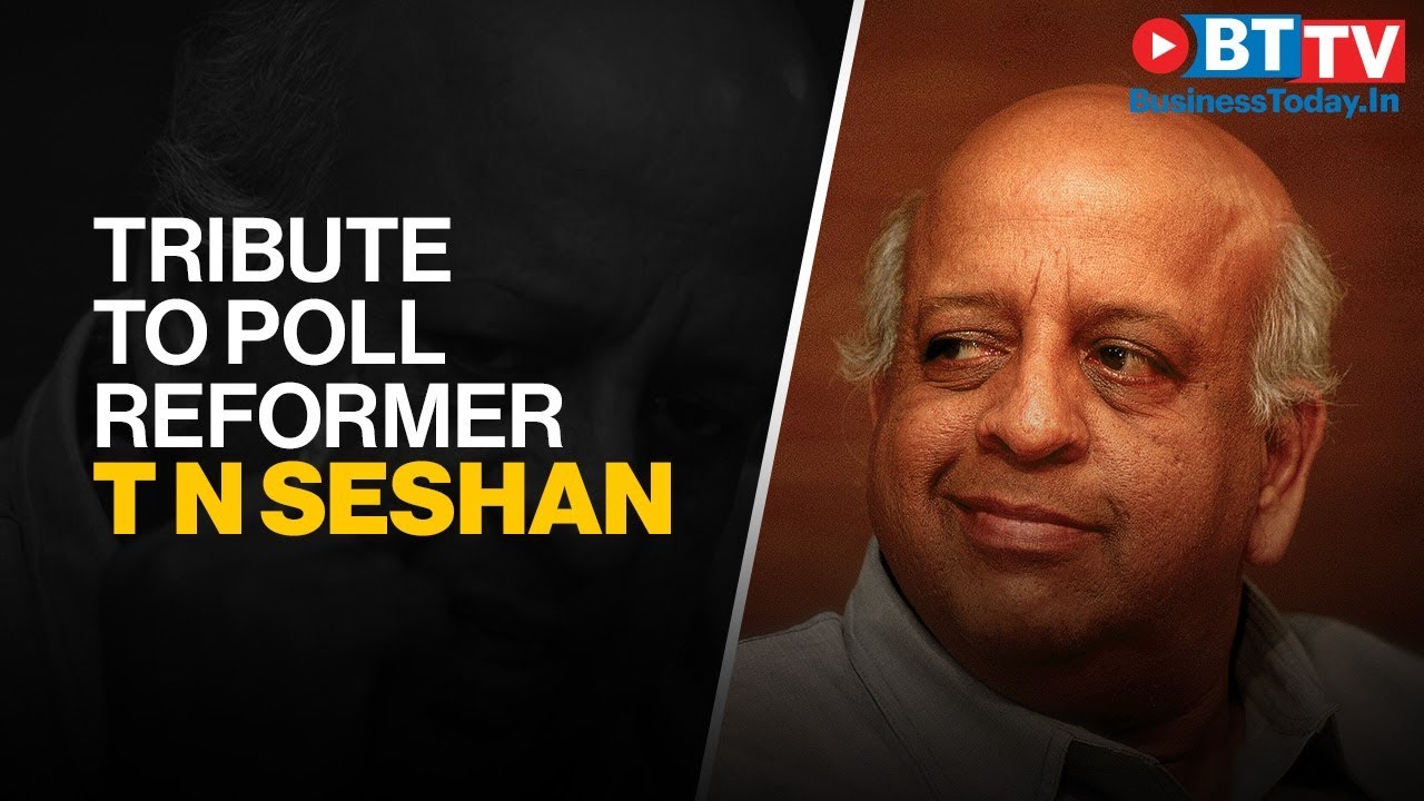 Tribute to former CEC and legendary poll reformer T N Seshan