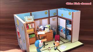 Phng Ng T Hon Ca Nobita V Doraemon C Ca Thn K  Diy Nobita Room Miniature chim Xinh