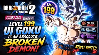 LEVEL 199 MADE ULTRA INSTINCT GOKU AN UNSTOPPABLE DEMON!-DRAGONBALL XENOVERSE 