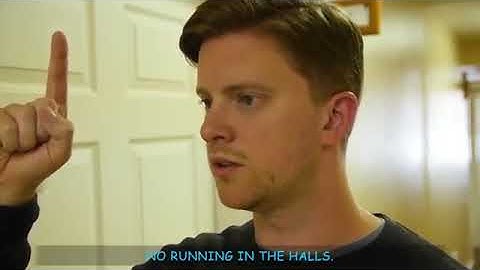 NO RUNNING IN THE HALLS