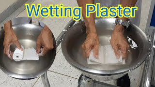 Wetting Plaster In The Castroom