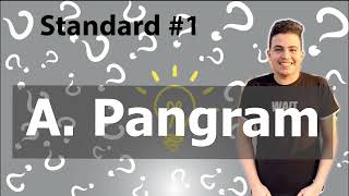 A. Pangram