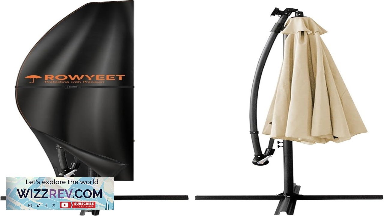 Umbrella Covers for Outdoor Umbrellas 9 12ft 420D Oxford Fabric Patio Umbrella Cover