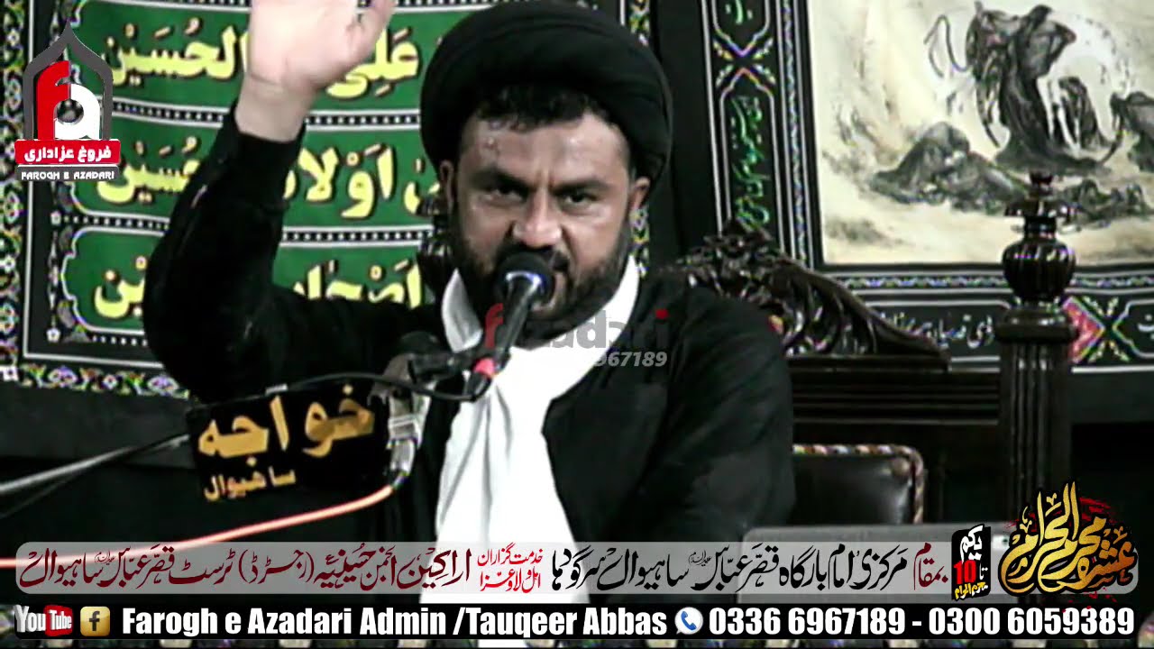 Allama Syed Anees Raza Naqvi Muharram 2025 Qasr E Abbas Sahiwal 