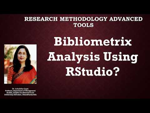 Bibliometric Analysis Using RStudio(bibliometrix)(SLR)(RStudio)