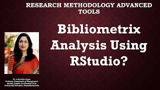 Bibliometric Analysis Using RStudio(bibliometrix)(SLR)(RStudio)