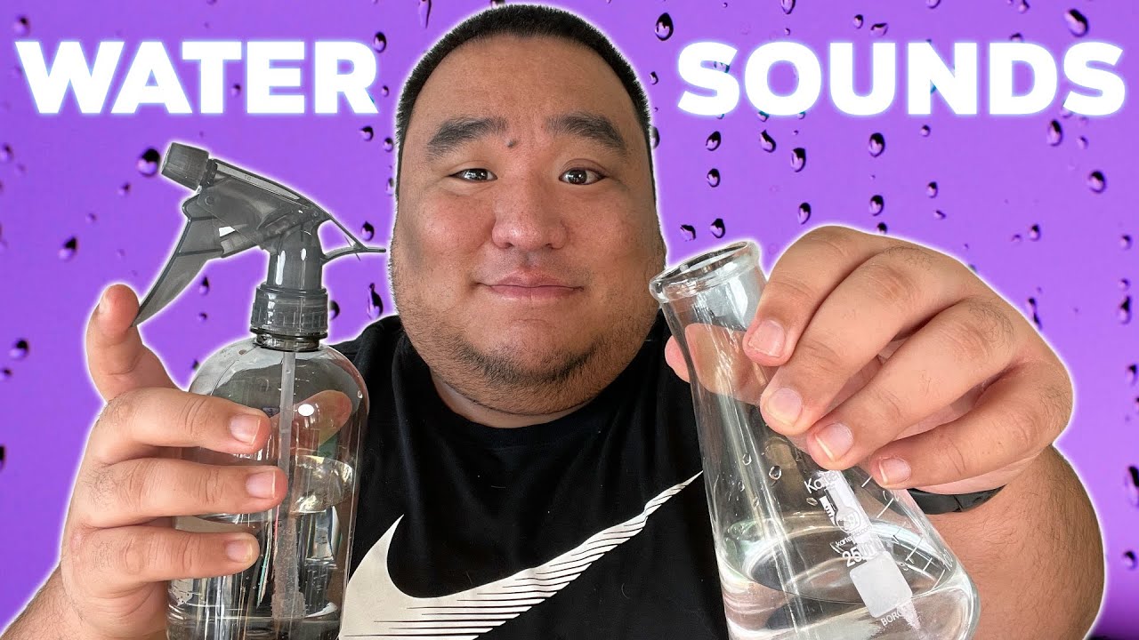 ASMR Water Sounds 11 💧Spraying, Swishing, Whispered