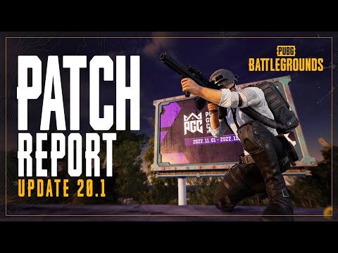 Playerunknown's Battlegrounds (PUBG): Patch 20.1 - Balance adjustments to some attachments & firing from vehicles, and PGC