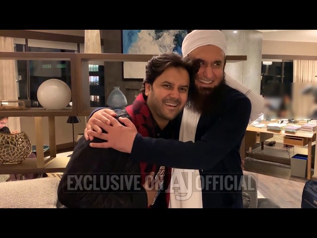 Indian Singer Javed Ali meets Maulana Tariq Jameel class=