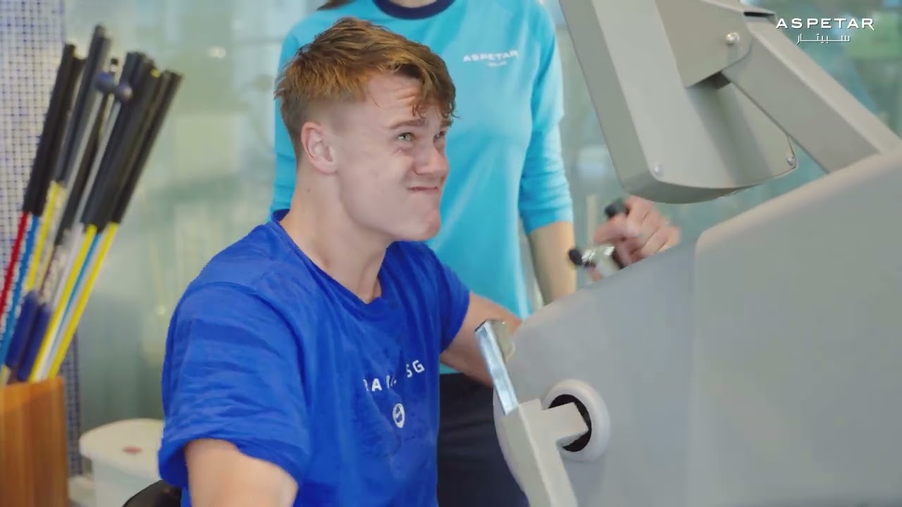 🎾Звезда тенниса Хольгер Руне рассказывает, почему он выбрал Aspetar для получения специализирован...