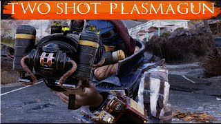 Fallout 76 OW weapon test. Two shot Pulse Plasma gun.