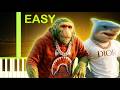 Party Tunes – Brainrot Rap - EASY Piano Tutorial
