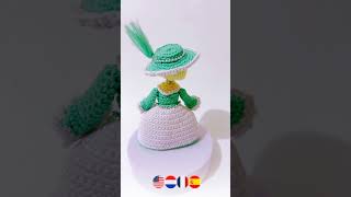Lady Georgiana #historical #duchess #crochet #haken #amigurumi #ganchillo #rajut #doll #pop