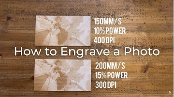 How to laser engrave a photo with a CO2 Laser Engraver - DIY Project Walkthrough - OMTech