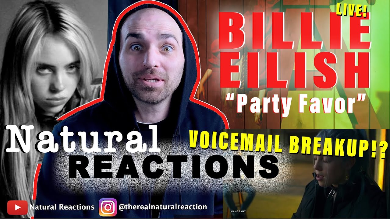 Billie Eilish Party Favor (Acoustic) Mahogany Session REACTION