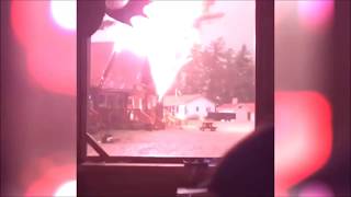 Devastating Lightning Strike Splits Tree in Half