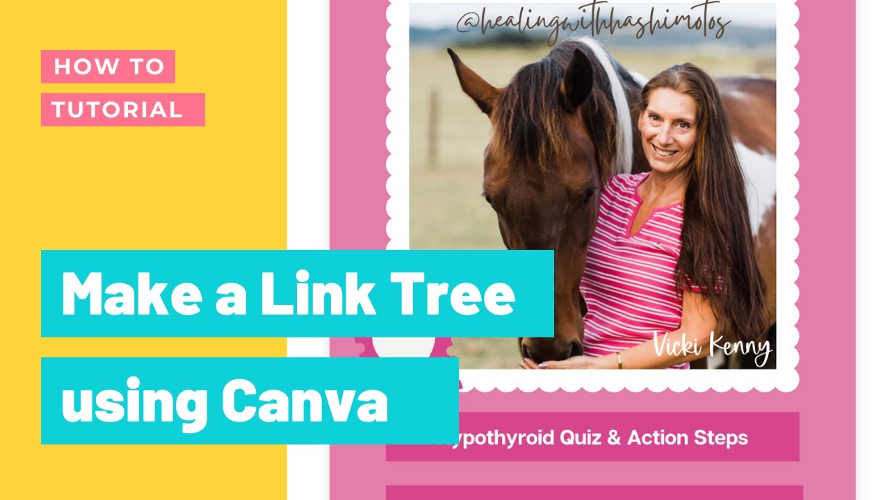 How to make a Link tree for instagram using Canva and Kajabi - YouTube