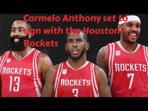 Carmelo Anthony Is Set to Sign With the Rockets