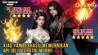 Battle Through The Heavens: Xiao Yan Absorbs the Pure Lotus Demonic Flame, 10 Fire Lotuses Explode!