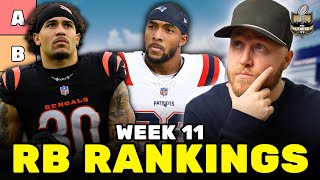 Week 11 Running Back Rankings & Tiers | Fantasy Football 2025
