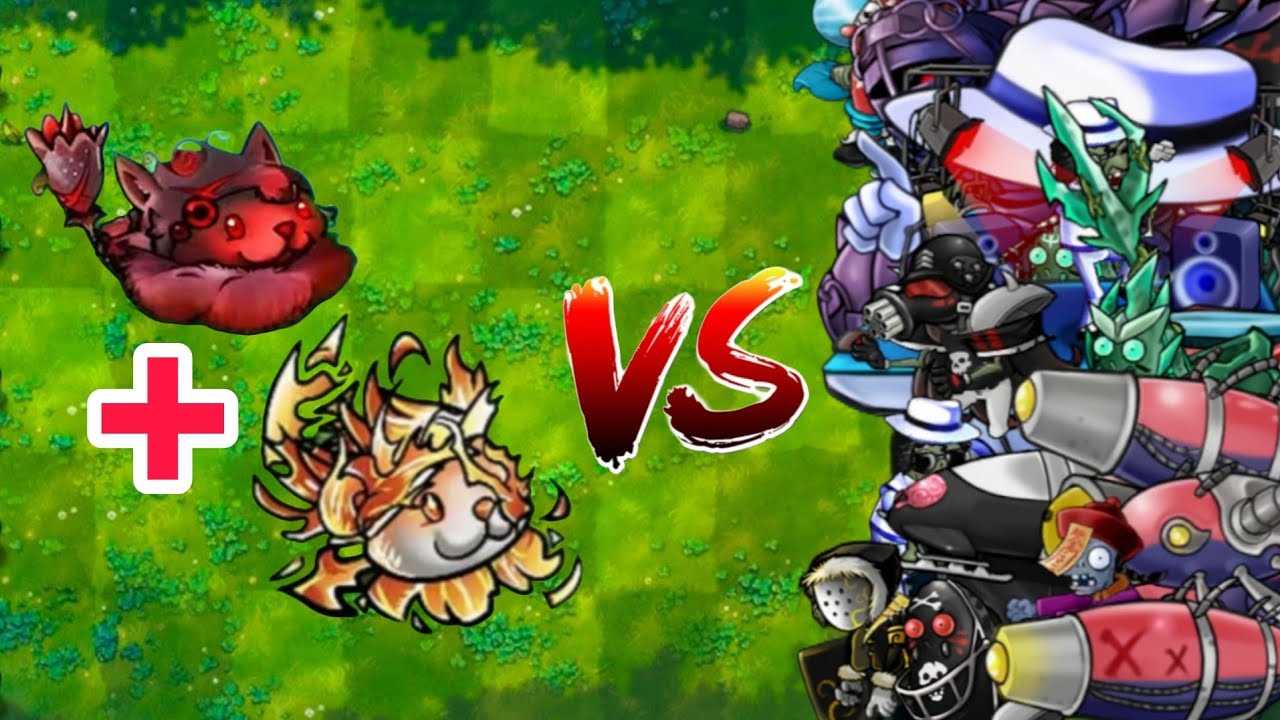 PVZ FUSION : ULTIMATE MAGICAL CAT TEAM VS ALL ULTIMATE PURGATORY ...