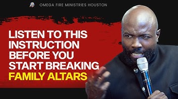 Listen To This Instruction Before You Start Breaking Evil Family #Altars