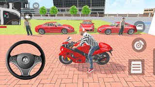 🎮🆕 Franklin order by 3 red porsche 🏆 car Porsche 911 in Indian 🇮🇳 super bike 💥 Thift auto simulator