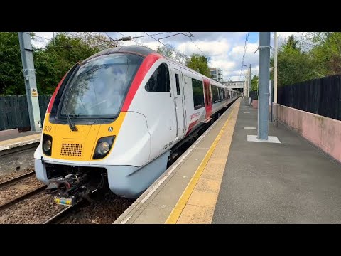 Class 720 Great Anglia not in service passing Brondesbury Park station.